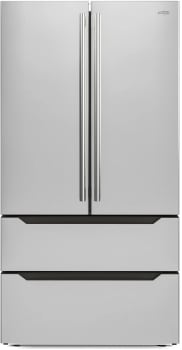 Koolmore RERFDSS22C - 22.5 Cu. ft. French Door Refrigerator with Automatic Ice Maker, Deep Freezer, 4 Door Stainless-Steel Fridge - RERFDSS-22C