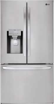 LG LFXS26973S - 36 Inch Smart French Door Refrigerator with 26.2 cu. ft. Total Capacity