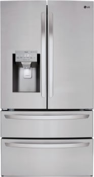 LG LMXS28626S - 36 Inch 4-Door French Door Refrigerator with 27.8 cu. ft. Capacity