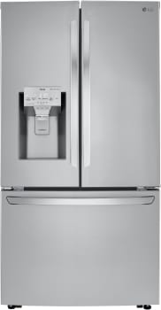 LG LRFXC2416S - 36 Inch Counter Depth Smart 3-Door French Door Refrigerator with 23.5 Cu. Ft. Capacity