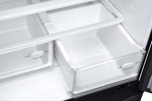 Samsung RF18HFENBSG 33 Inch Counter Depth French Door Refrigerator with ...