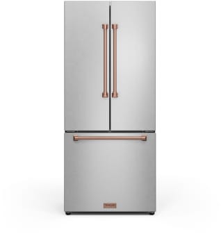 Thor Kitchen Gordon Ramsay Collection RF3017FFD99RSG - 30 Inch Freestanding French Door Counter Depth Refrigerator