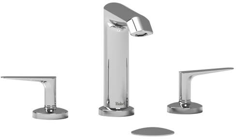 Rohl VY08C - Double Lever Handle Widespread Lavatory Faucet with 1.0 GPM Flow Rate in Chrome