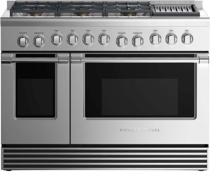 Fisher Paykel Rgv2486glln 48 Inch Professional Gas Range With 6 Fisher Paykel Professional Rgv2486glln 48 Inch Gas Range