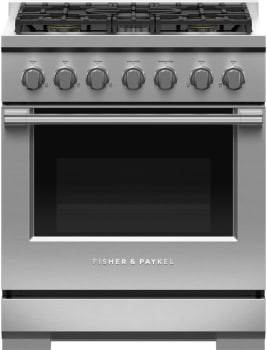 Fisher & Paykel Series 7 RGV3305N - 30 Inch Professional Gas Range: 5 Burners