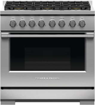Fisher & Paykel Series 7 RGV3366L - 36 Inch Professional Gas Range