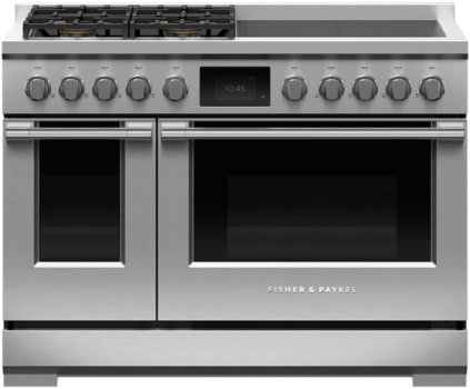 gas range with induction