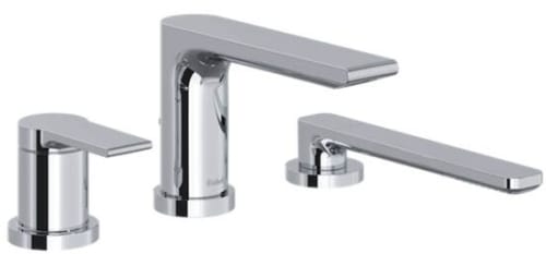 Rohl Fresk™ TFR10C - Fresk™ 3-Hole Deck Mount Tub Filler Trim with Hand Shower in Chrome