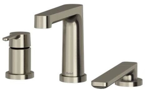 Rohl Nibi™ TNB10BN - Nibi™ 3-Hole Deck Mount Tub Filler Trim with Hand Shower in Brushed Nickel