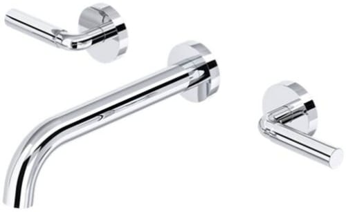 Rohl RIU™ TRU03LC - RIU™ Dual Handle Wall Mount Lavatory Faucet Trim with 1.2 GPM Flow Rate in Chrome