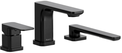 Rohl Equinox™ TEQ10BK - Equinox™ 3-Hole Deck Mount Tub Filler Trim in Black