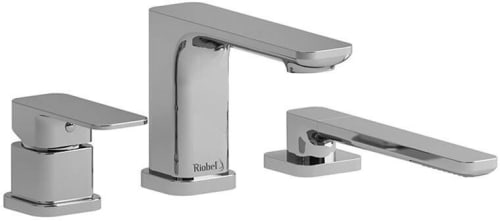 Rohl Equinox™ TEQ10C - Equinox™ 3-Hole Deck Mount Tub Filler Trim in Chrome