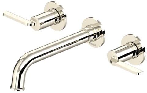Rohl Authentica™ TAU03PN - Authentica™ Wall Mount Lavatory Faucet Trim in Polished Nickel