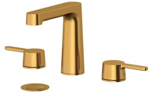 Rohl Nibi™ NB08BG - Nibi™ Widespread Lavatory Faucet in Brushed Gold