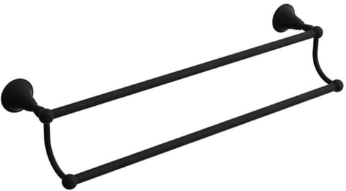 Rohl Momenti™ MM6BK - Momenti? Double 24" Towel Bar in Black