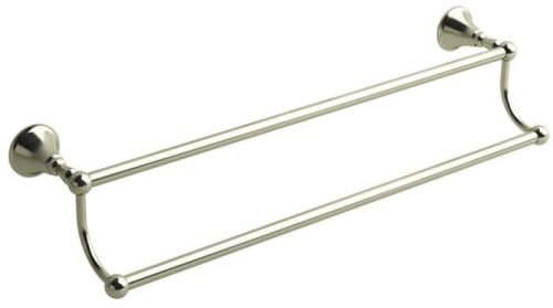 Rohl Momenti™ MM6BN - Momenti? Double 24" Towel Bar in Brushed Nickel