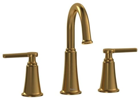Rohl Momenti™ MMRD08JBG - Momenti? Widespread Lavatory Faucet With C-Spout in Brushed Gold