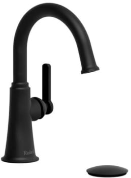 Rohl Momenti™ MMRDS01JBK - Momenti? Single Handle Lavatory Faucet With C-Spout in Black