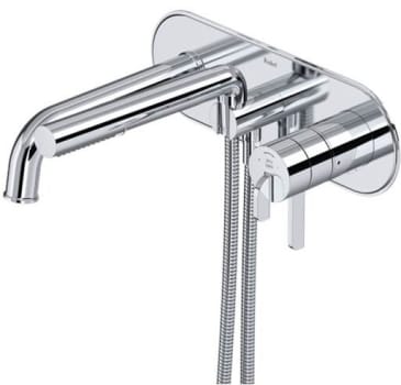 Rohl Authentica™ TAU21C - Authentica™ Wall Mount Thermostatic/Pressure Balance Tub Filler Trim in Chrome