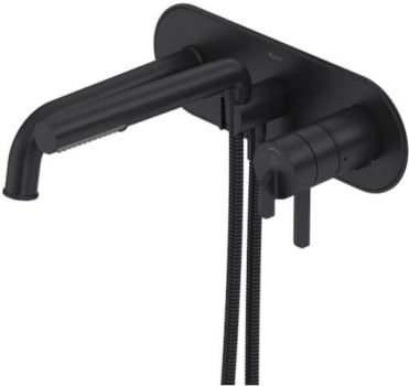 Rohl Authentica™ TAU21BK - Authentica™ Wall Mount Thermostatic/Pressure Balance Tub Filler Trim in Black
