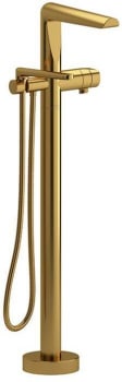 Rohl Parabola™ TPB39BG - Parabola™ Single Hole Floor Mount Tub Filler Trim in Parabola™ Single Hole Floor Mount Tub Filler Trim in Brushed Gold