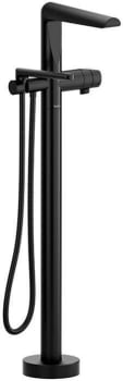 Rohl Parabola™ TPB39BK - Parabola™ Single Hole Floor Mount Tub Filler Trim in Black