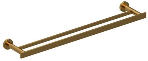 Rohl Paradox™ PX6BG - Paradox™ Double 24" Towel Bar in Brushed Gold