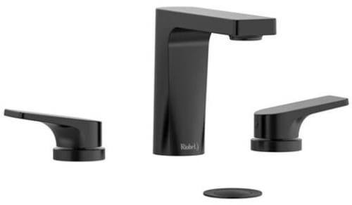 Rohl Ode™ OD08BK - Ode™ Widespread Lavatory Faucet in Black