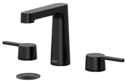 Rohl Nibi™ NB08BK - Nibi™ Widespread Lavatory Faucet in Black