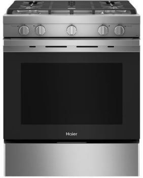 Haier QGSS740RNSS - 30 Inch Smart Gas Free-Standing Range with Convection