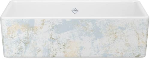 Rohl Shaker MS3618WHPTBG - 36 Inch Single Bowl Farmhouse Apron Front Fireclay Kitchen Sink
