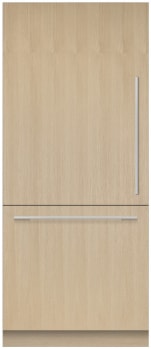 Fisher & Paykel Series 11 RS3684WLUVE1 - 36 Inch Panel Ready Built-In Bottom Mount Refrigerator in Front View