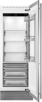 Smeg RSDU30RX - UNIVERSAL 30 Inch Refrigerator Column in Opened View