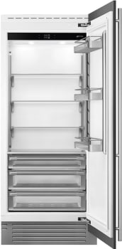 Smeg RSDU36R - UNIVERSAL 36 Inch Refrigerator Column in Front View