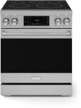 Thor Kitchen Gordon Ramsay Collection RSE30 - 30 Inch Professional Electric Range in Front View