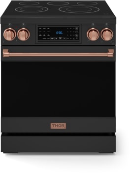 Thor Kitchen Gordon Ramsay Collection RSE30BRSG - 30 Inch Professional Electric Range in Front View