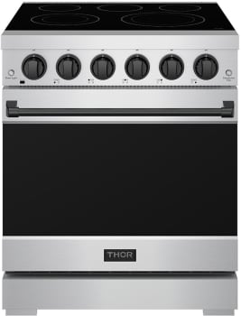 Thor Kitchen Gordon Ramsay Collection RSE30PBLK - 30 Inch Pro Electric Range