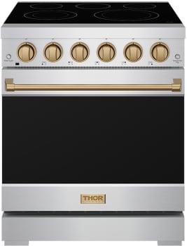 Thor Kitchen Gordon Ramsay Collection RSE30PBRZ - 30 Inch Prof Electric Range