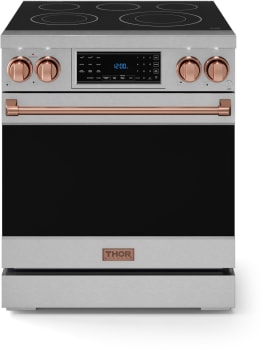 Thor Kitchen Gordon Ramsay Collection RSE30RSG - 30 Inch Professional Electric Range in Front View