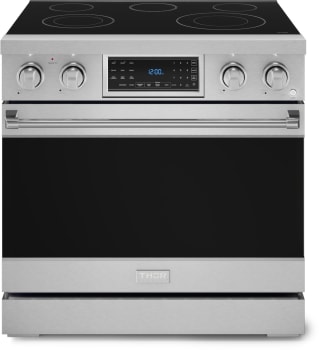 Thor Kitchen Gordon Ramsay Collection RSE36 - 36 Inch Professional Electric Range in Front View