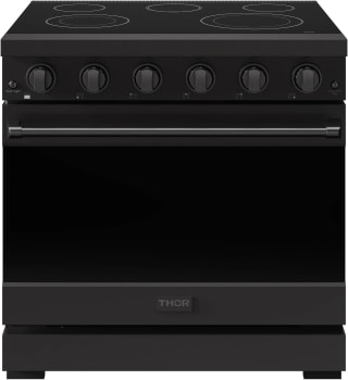 Thor Kitchen Gordon Ramsay Collection Professional RSE36PB - 36 Inch Freestanding Electric Range with 5 Elements