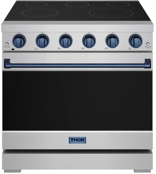 Thor Kitchen Gordon Ramsay Collection Professional RSE36PBLU - 36 Inch Professional Electric Range