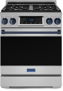 Thor Kitchen Gordon Ramsay Collection RSG30BLU - 30 Inch Freestanding Professional Gas Range