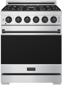 Thor Kitchen Professional RSG30PLPBLK - 30 Inch Professional Liquid Propane Range