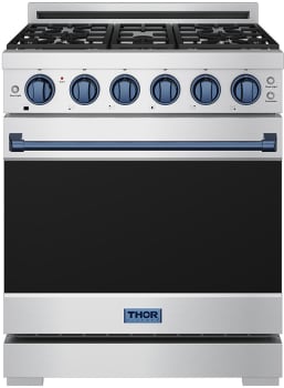 Thor Kitchen Professional RSG30PBLU - 30 Inch Professional Gas Range