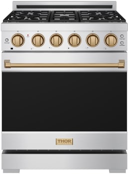 Thor Kitchen Professional RSG30PLPBRZ - 30 Inch Professional Liquid Propane Range