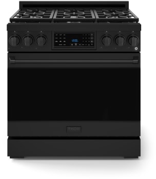 Thor Kitchen Gordon Ramsay Collection RSG36B - 36 Inch Professional Gas Range in Front View