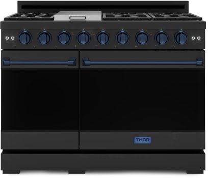 Thor Kitchen Gordon Ramsay Collection RSG48EBBLU - 48 Inch Professional Gas Range