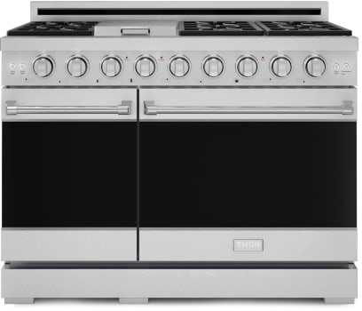 Thor Kitchen Gordon Ramsay Collection RSG48ELP - 48 Inch Professional LP Range in Front View