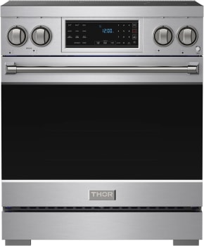 Thor Kitchen Gordon Ramsay Collection Professional RSI30 - 30 Inch Freestanding Induction Range with 4 Elements, 4.55 cu. ft. Oven Capacity